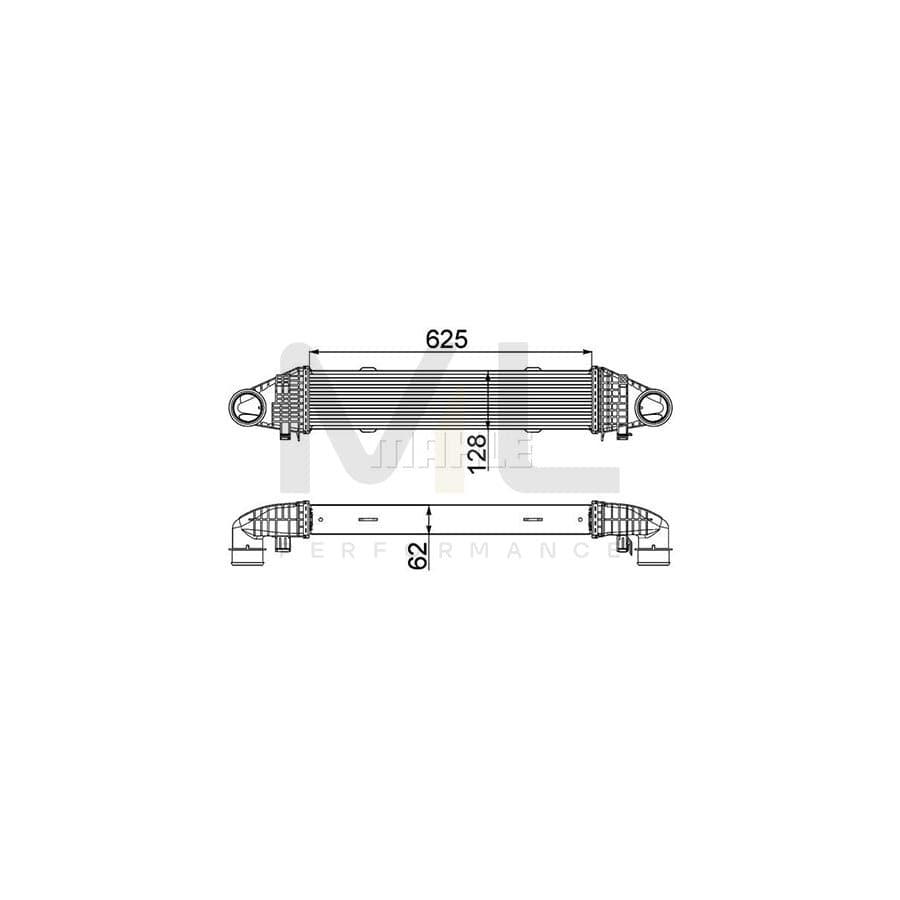 MAHLE ORIGINAL CI 358 000P Intercooler | ML Performance Car Parts