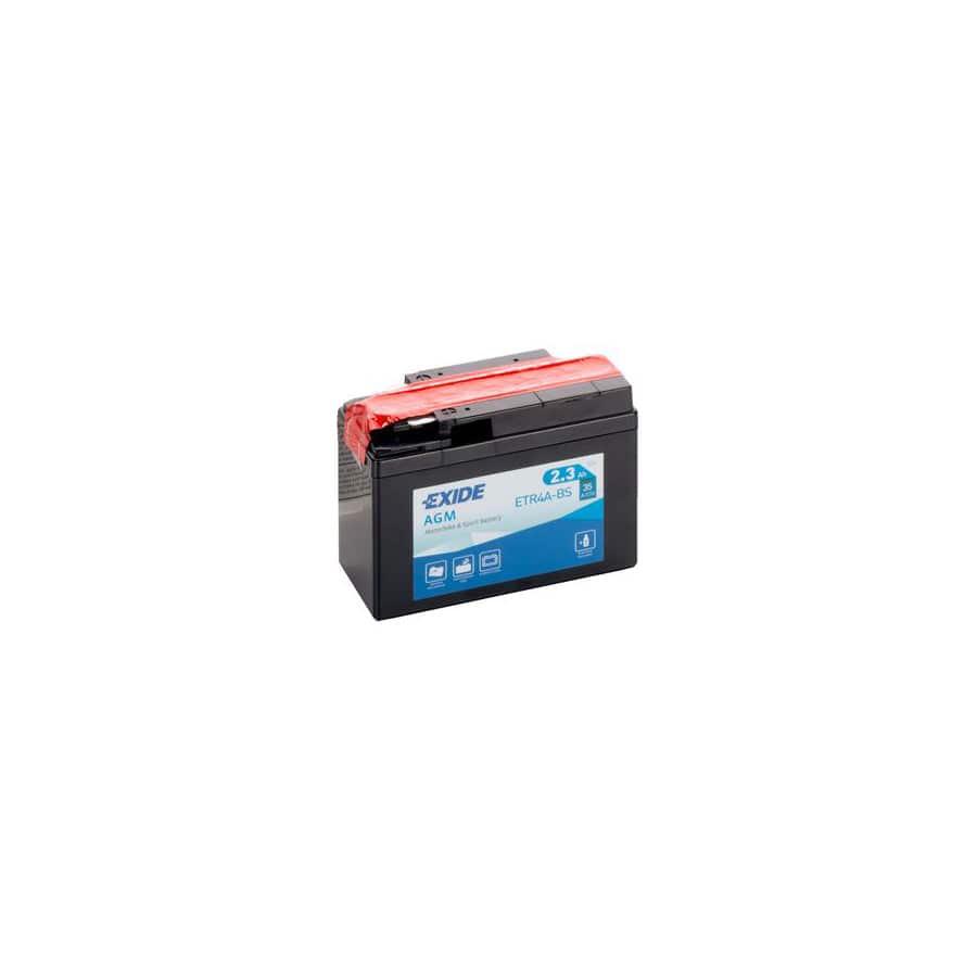 Exide ETR4A-BS 12V Motorcycle Battery YTR4A-BS | ML Performance UK Car Parts