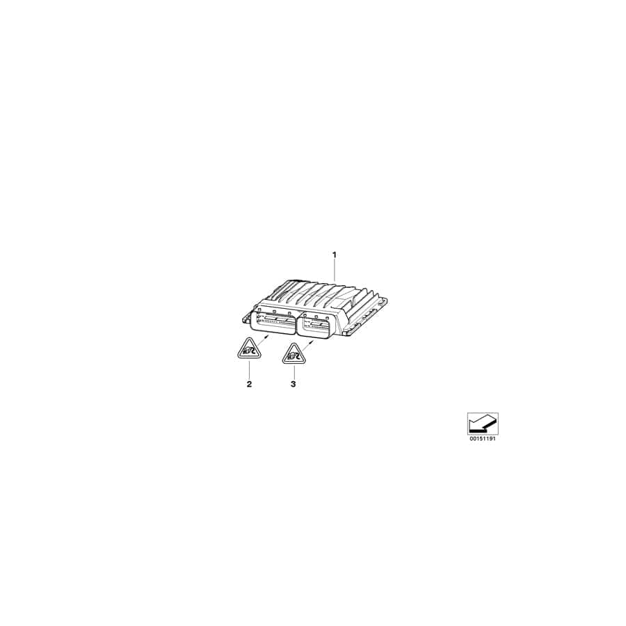 Genuine BMW 12147530656 R50 Programmed Dme Control Unit EMS2 (Inc.  & Cooper) | ML Performance UK Car Parts