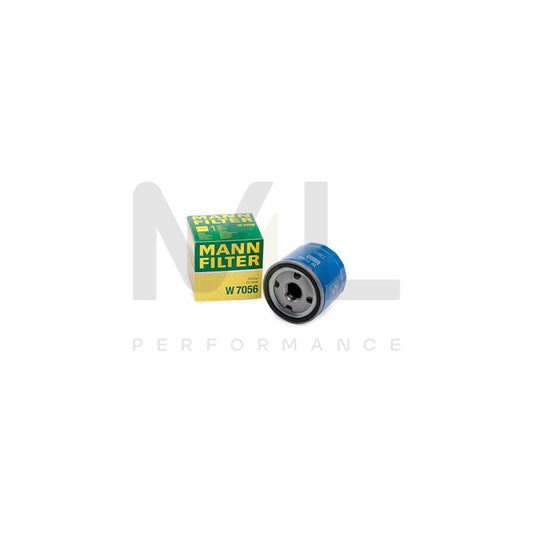 MANN-FILTER W 7056 Oil Filter Spin-on Filter, with one anti-return valve | ML Performance Car Parts