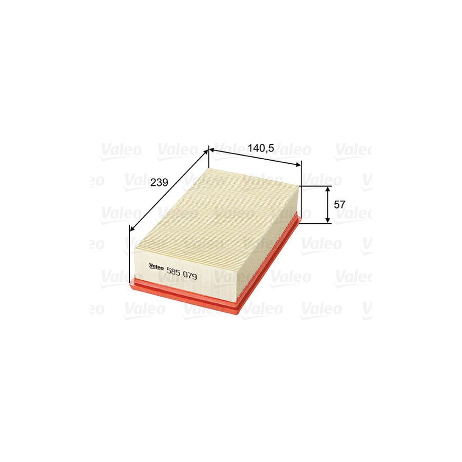 VALEO 585079 Air Filter | ML Performance UK Car Parts