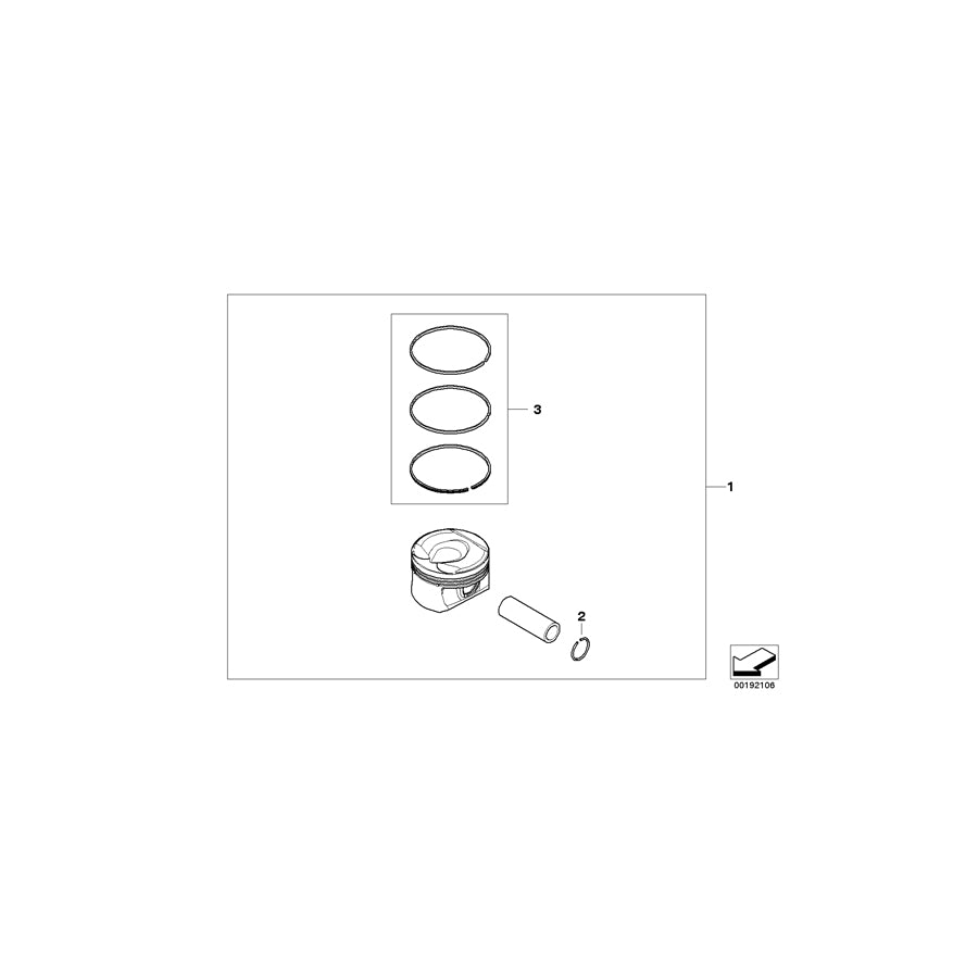 Genuine BMW 11257534702 R56 Snap Ring C18X1,3 (Inc. Cooper ALL4, Cooper & One Eco 55kW) | ML Performance UK Car Parts