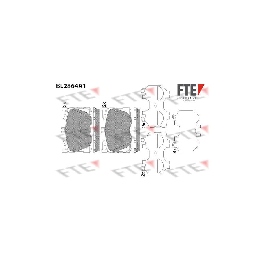 Fte BL2864A1 Brake Pad Set | ML Performance UK Car Parts