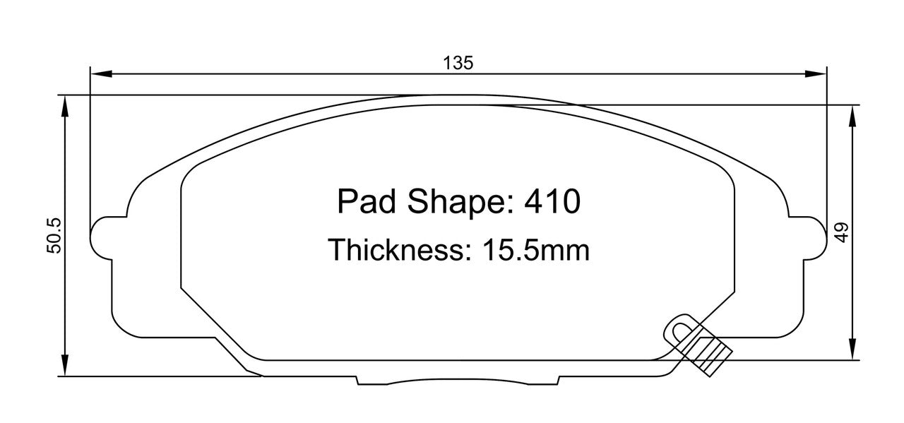 Paragon PBP410 Brake Pads