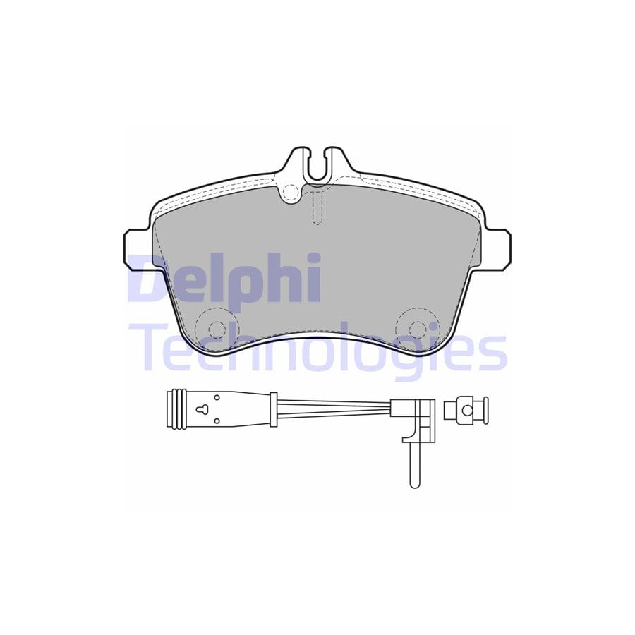 Delphi Lp1938 Brake Pad Set