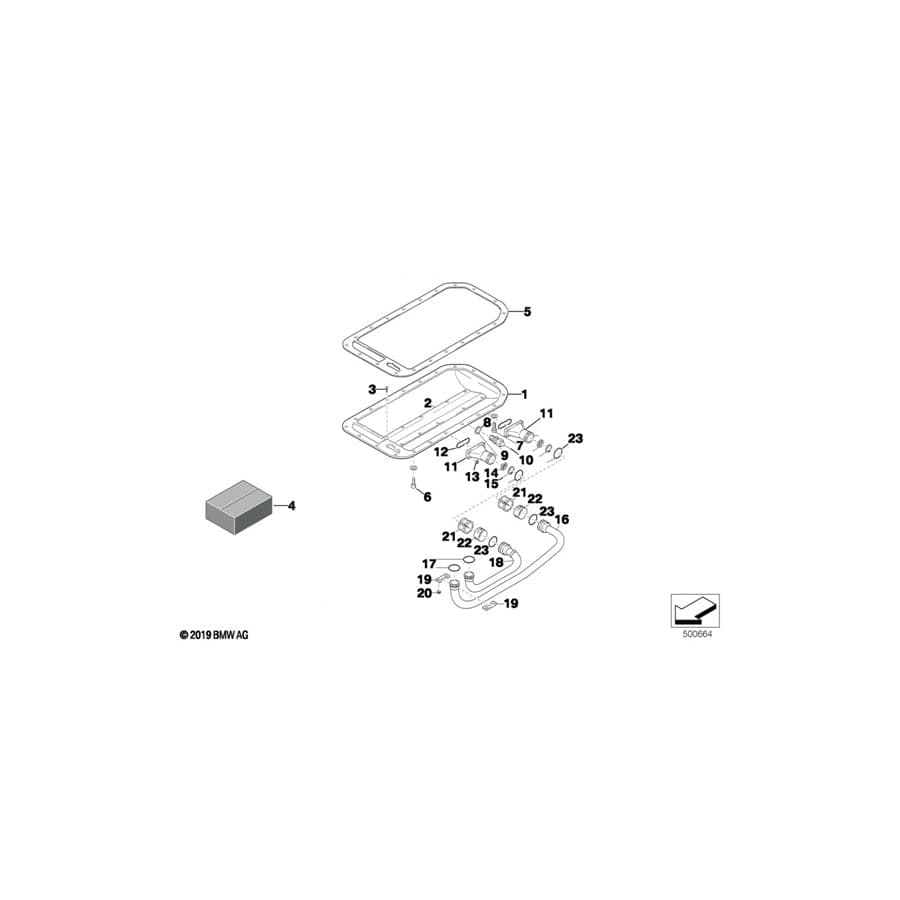 Genuine BMW 11131416156 Classic Oil Pan '95 KIT (Inc. E36 320i) | ML Performance UK Car Parts