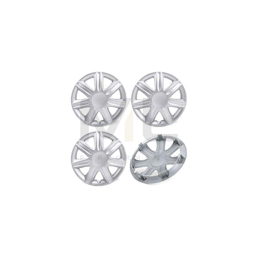 LEOPLAST RUBIN 13 Wheel trims 13 Inch Silver | ML Performance Car Parts