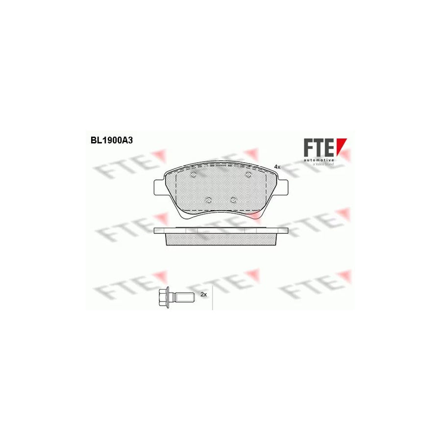 Fte 9010488 Brake Pad Set | ML Performance UK Car Parts