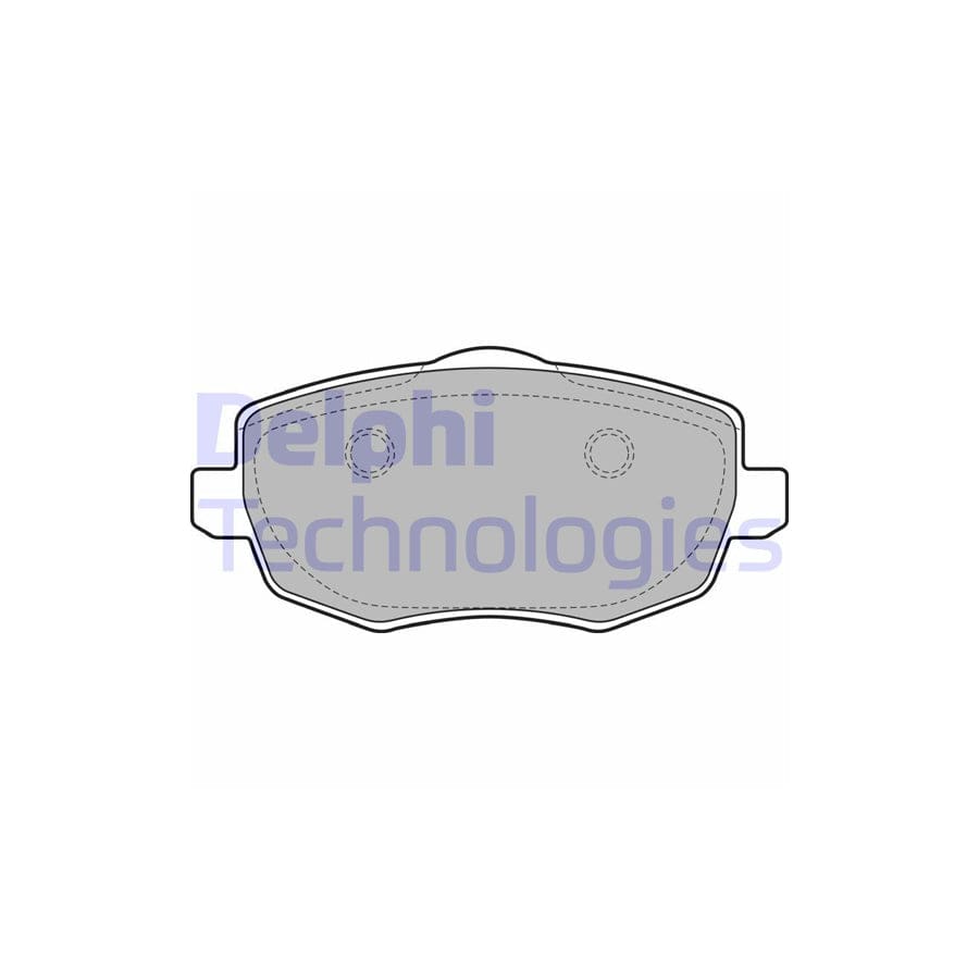 Delphi Lp1934 Brake Pad Set For Lancia Ypsilon Ii (843)