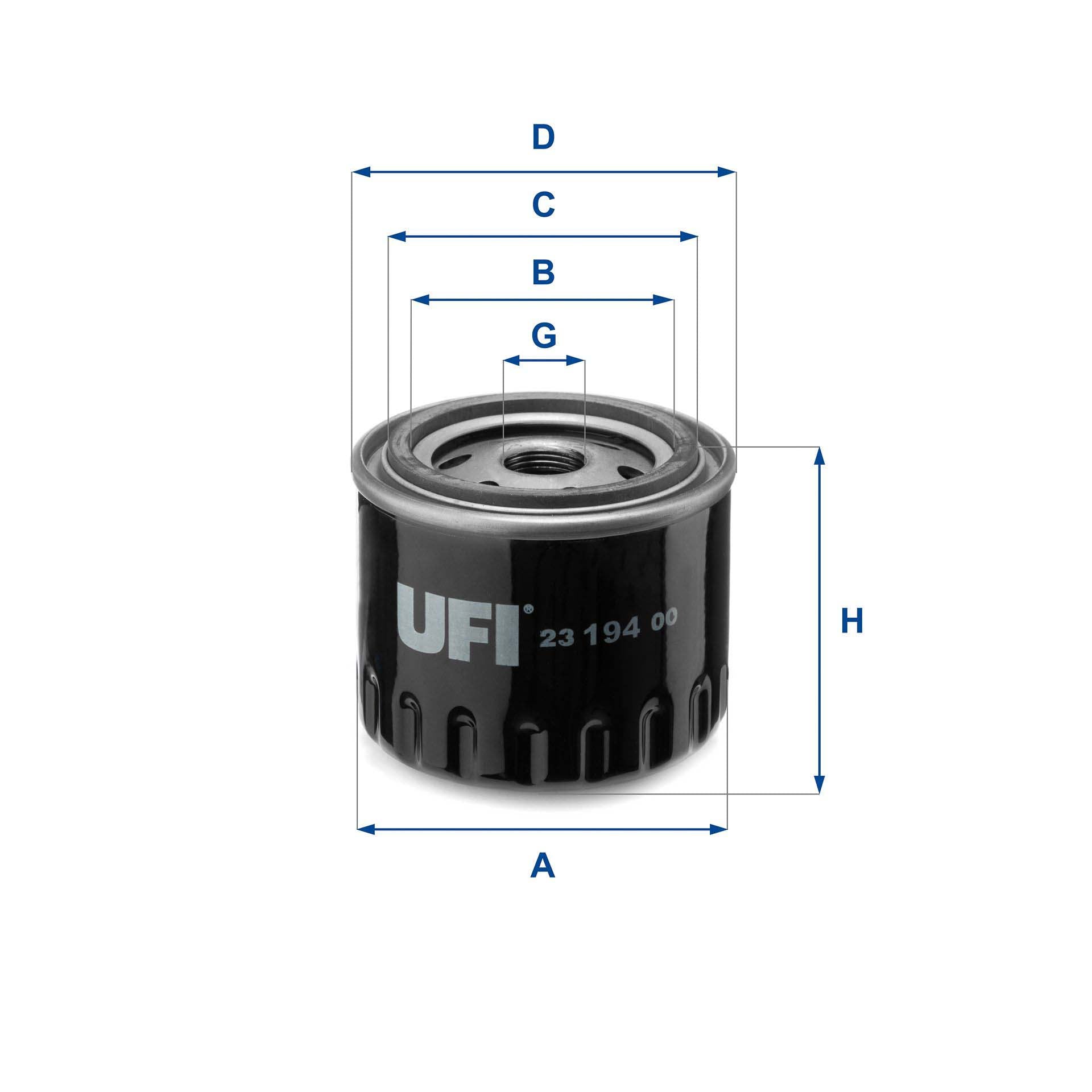 UFI 23.194.00 Oil Filter