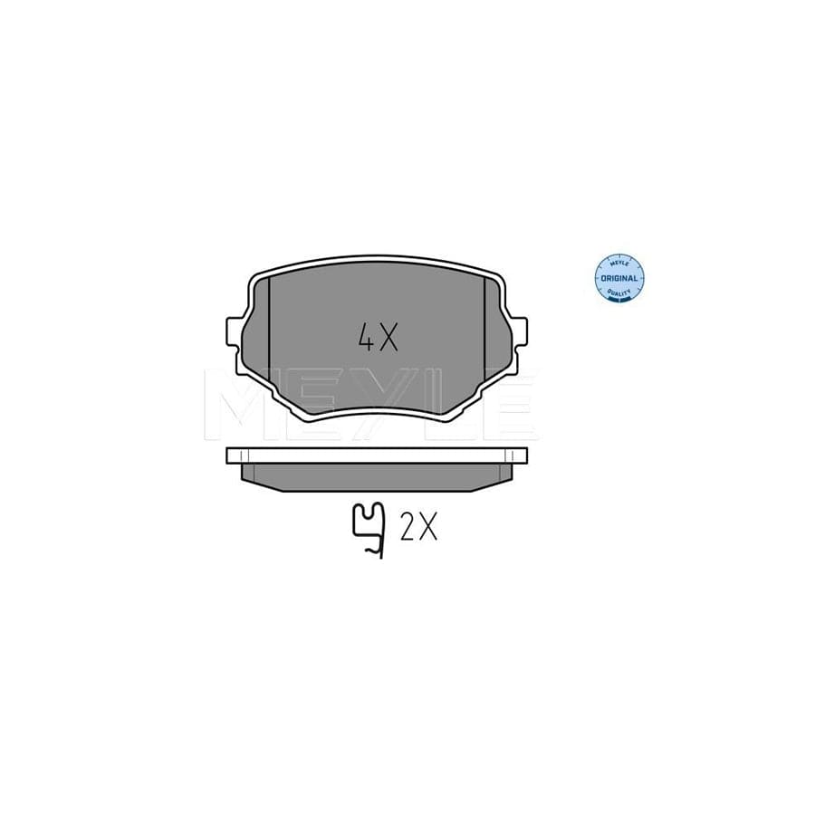 Meyle 025 233 1414/W Brake Pad Set