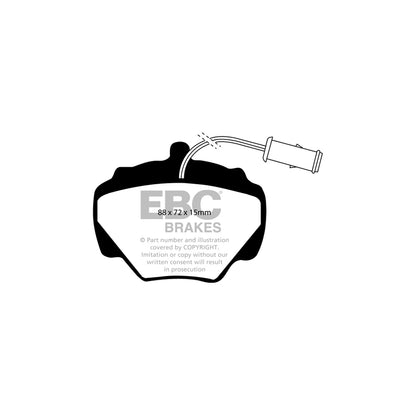 EBC PLK1701 Land Rover Range Rover Yellowstuff Pads and Brake Line Performance Pack - Lockheed Caliper 3 | ML Performance UK Car Parts