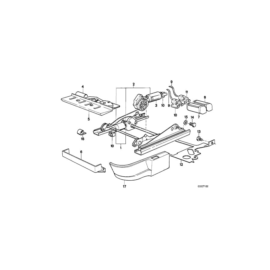 Genuine BMW 52101953011 E24 Covering Outer Left ANTHRAZIT (Inc. M635CSi, 635CSi & M6) | ML Performance UK Car Parts