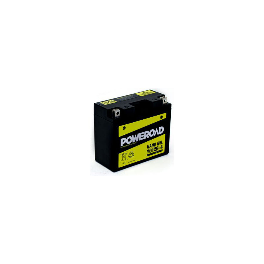 YG12B-4 GEL Poweroad Motorcycle Battery | ML Performance UK Car Parts