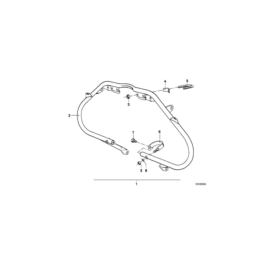 Genuine BMW 46711230833 Base (Inc. R75/6, R60/6 & R75/5) | ML Performance UK Car Parts