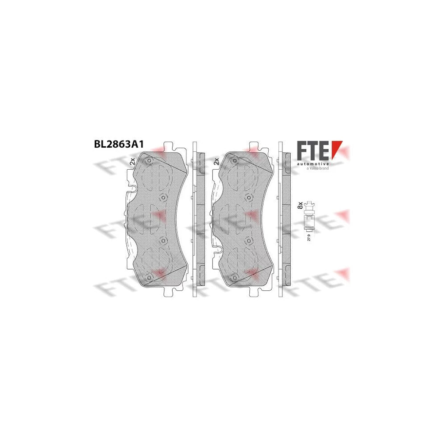 Fte BL2863A1 Brake Pad Set | ML Performance UK Car Parts