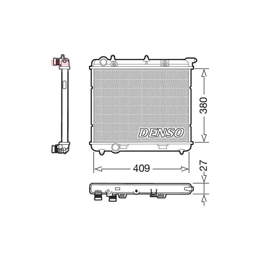 Denso DRM21024 Drm21024 Engine Radiator | ML Performance UK