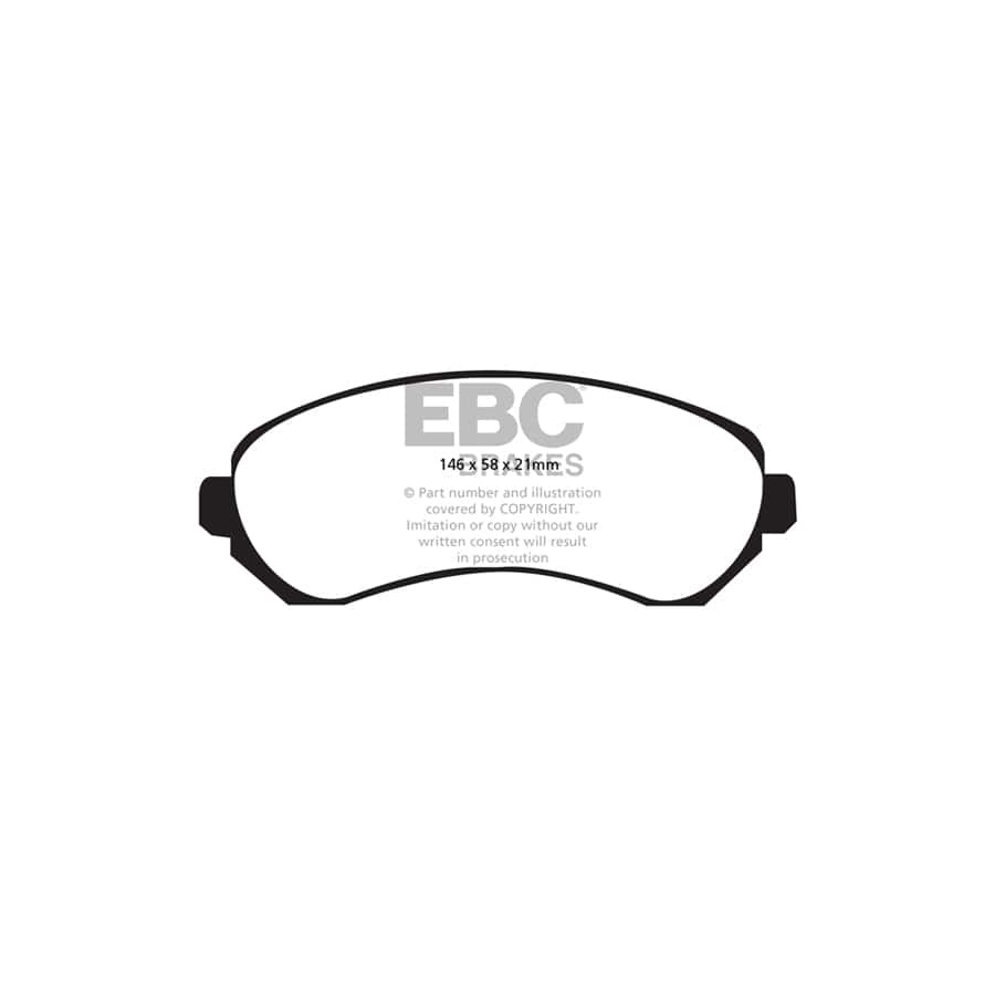 EBC PDKF2235 Chevrolet Trans Sport Ultimax Front Brake Pad & Plain Disc Kit 2 | ML Performance UK Car Parts