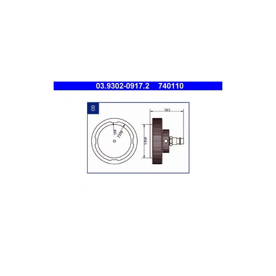 ATE 03.9302-0917.2 Breather Pipe