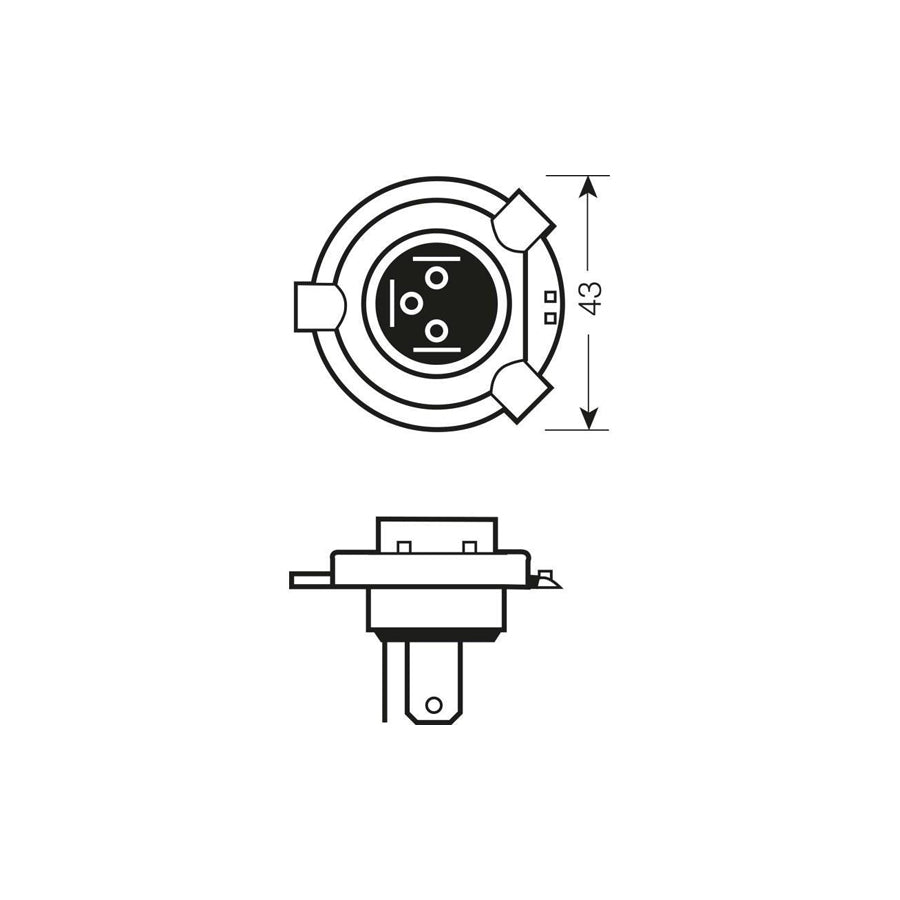 NEOLUX  N472 12v 60/55w H4 P43t (472) Single blister