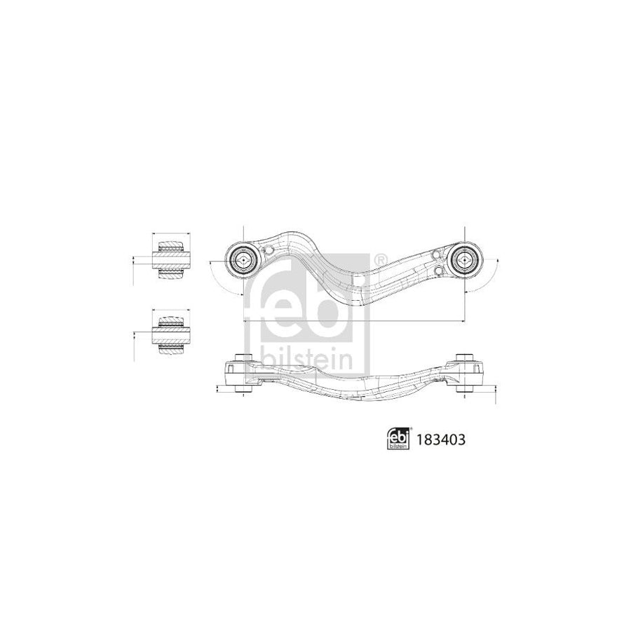 Febi Bilstein 183403 Suspension Arm For Land Rover Discovery Sport (L550)