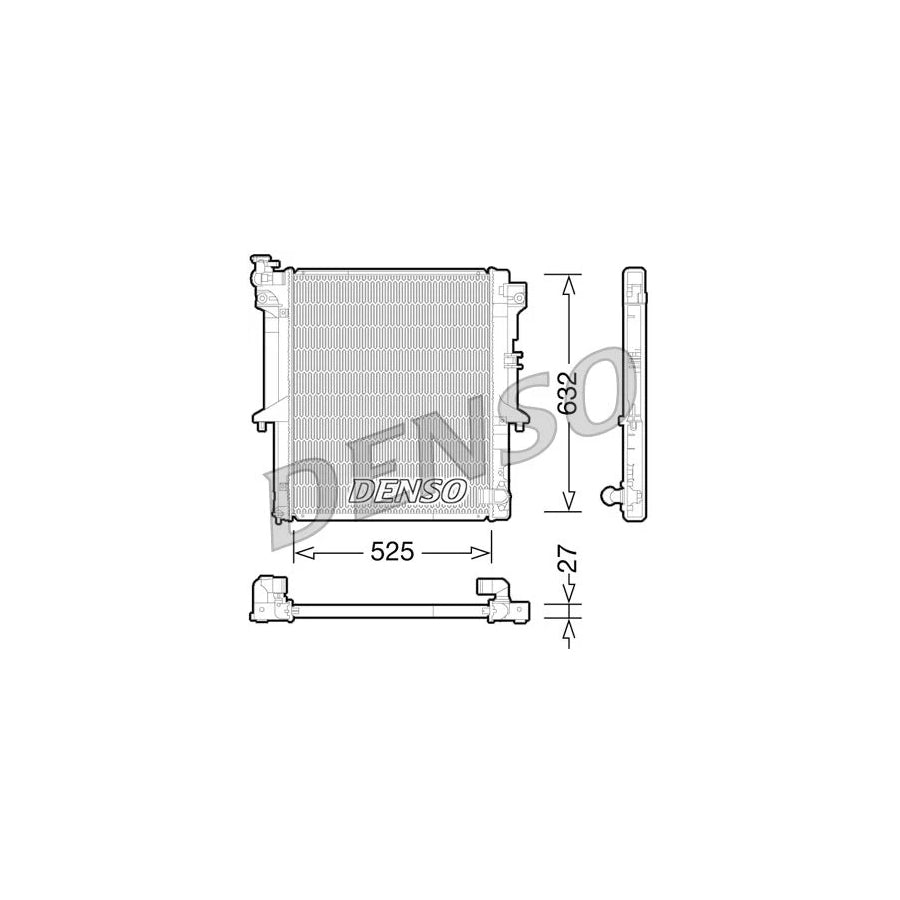 Denso DRM45034 Drm45034 Engine Radiator For Mitsubishi L200 / Triton Iv Pickup (Ka, Kb) | ML Performance UK