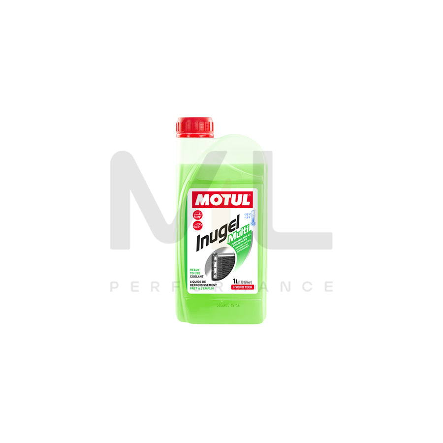 Motul Inugel Multi -25 Degrees Celsius Antifreeze / Coolant - Ready to use 1l | Engine Oil | ML Car Parts UK | ML Performance