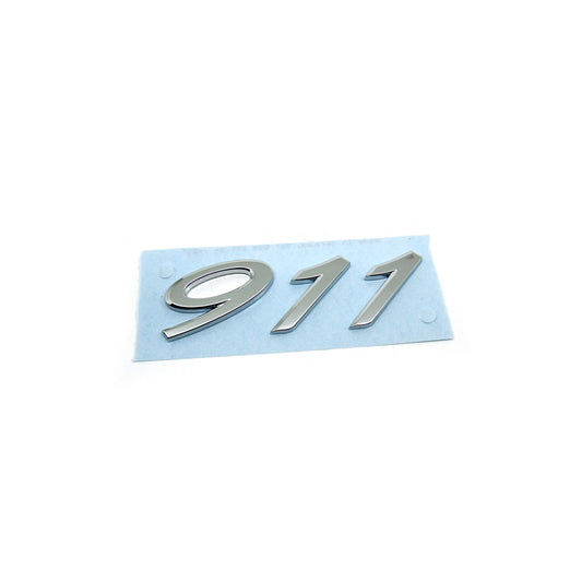 Genuine Porsche 911 - Chrome Rear Lid Badge Porsche 991 | ML Performance UK Car Parts