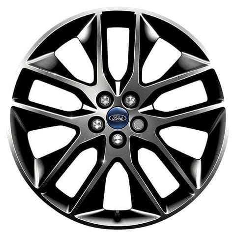 GENUINE FORD 5358302 x4 SET OF 4 EDGE ALLOY WHEEL 20" 5 X 2-SPOKE Y DESIGN, TARNISHED DARK, 2016 - 2021 | ML Performance UK