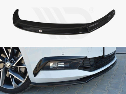 Maxton Design SK-SU-3-FD2T Front Splitter Skoda Superb III | ML Performance UK Car Parts