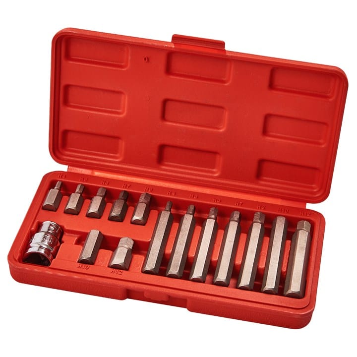 Amtech 15pcs. Hex Bit & Socket Set | ML Performance DIY & Power Tools