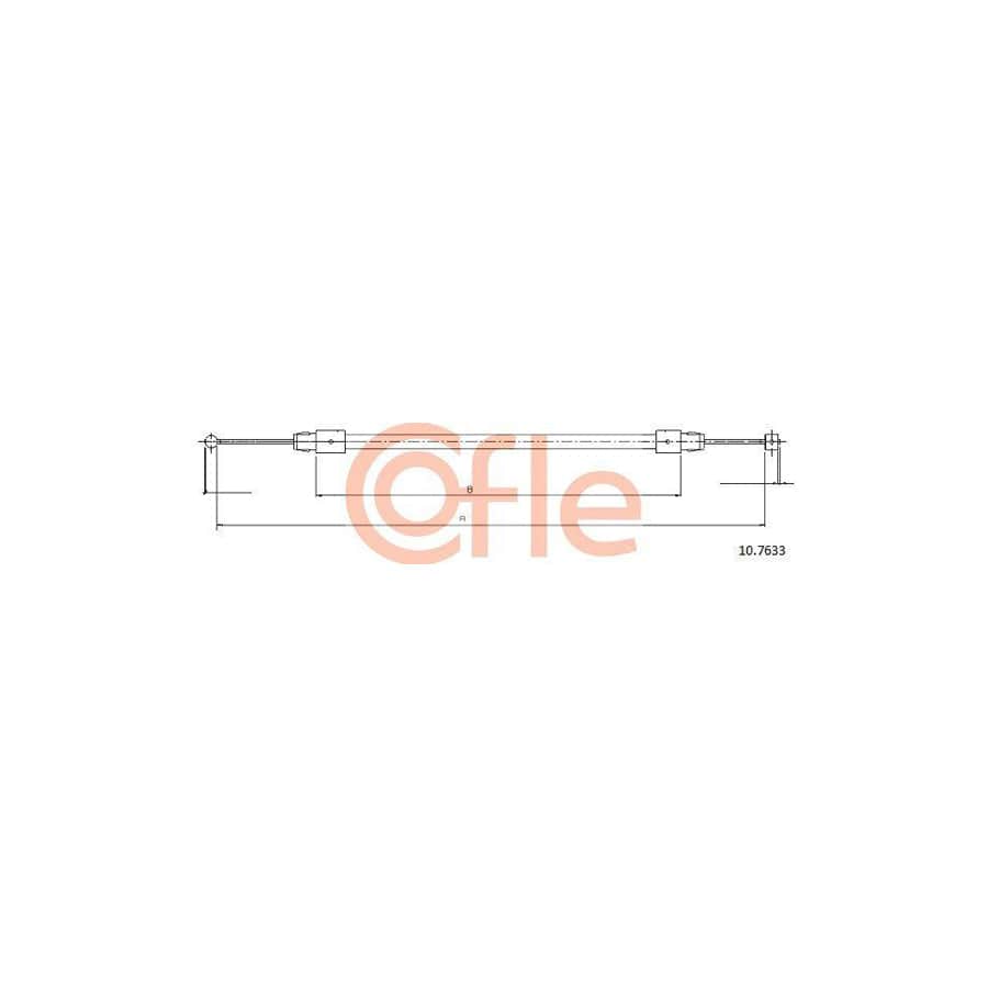 Cofle 10.7633 Hand Brake Cable