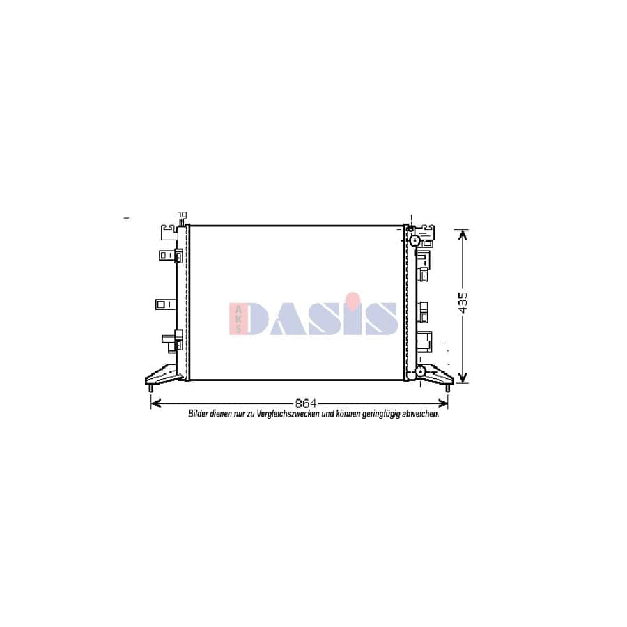 AKS Dasis 180074N Engine Radiator | ML Performance UK