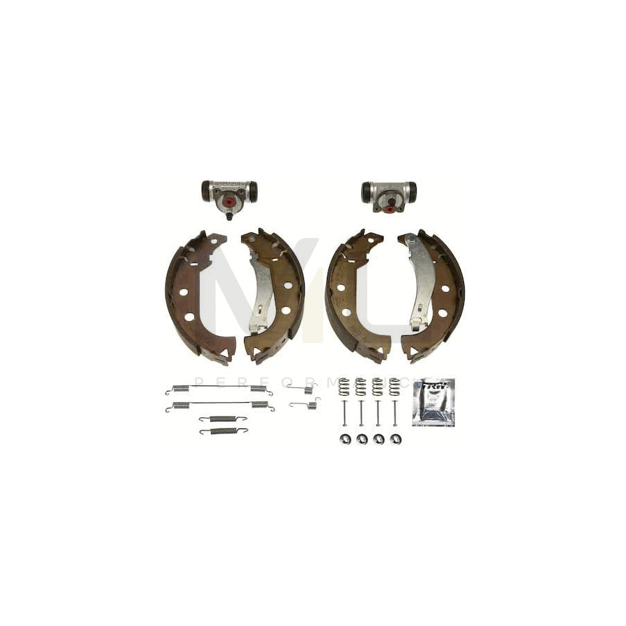 TRW Brake Kit BK1763 Brake Shoe Set with wheel brake cylinder | ML Performance Car Parts