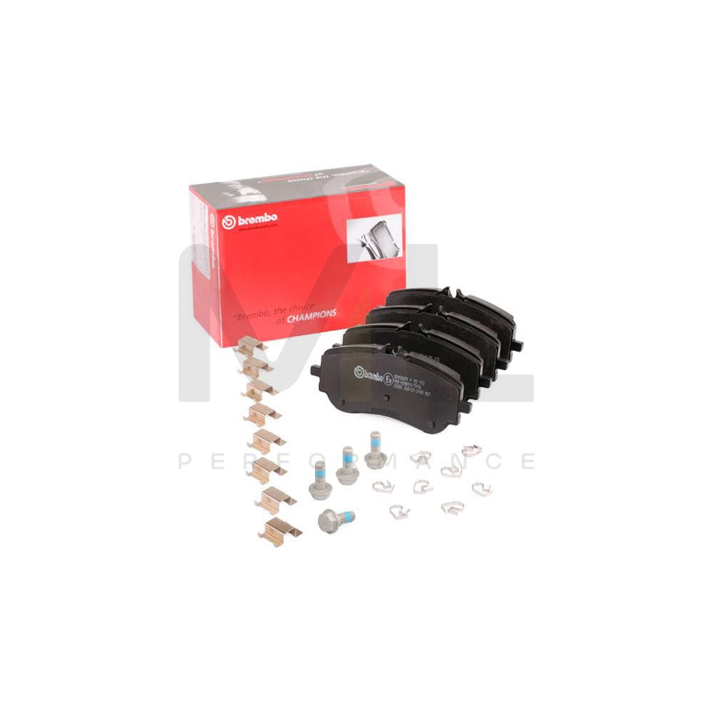 Brembo P 85 172 Brake Pad Set Excl. Wear Warning Contact, With Brake Caliper Screws | ML Performance Car Parts