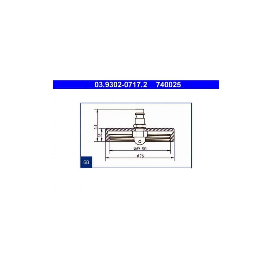 ATE 03.9302-0717.2 Breather Pipe