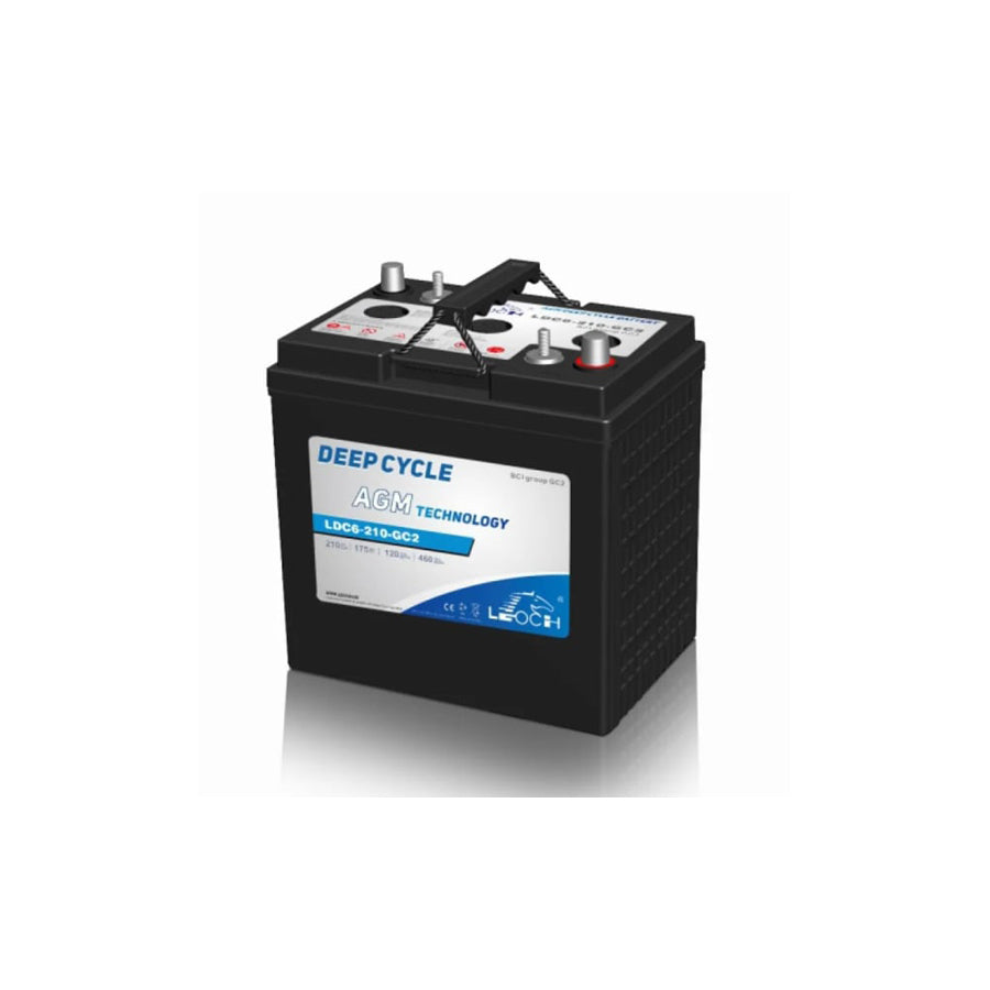 Leoch 6V 210Ah Deep Cycle AGM Battery - LDC6-210-GC2 | ML Performance UK Car Parts