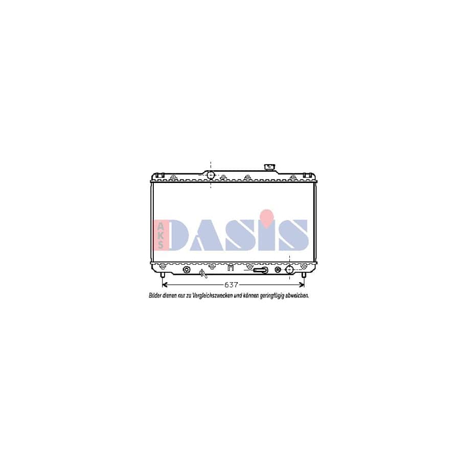 AKS Dasis 210950N Engine Radiator For Toyota Camry | ML Performance UK