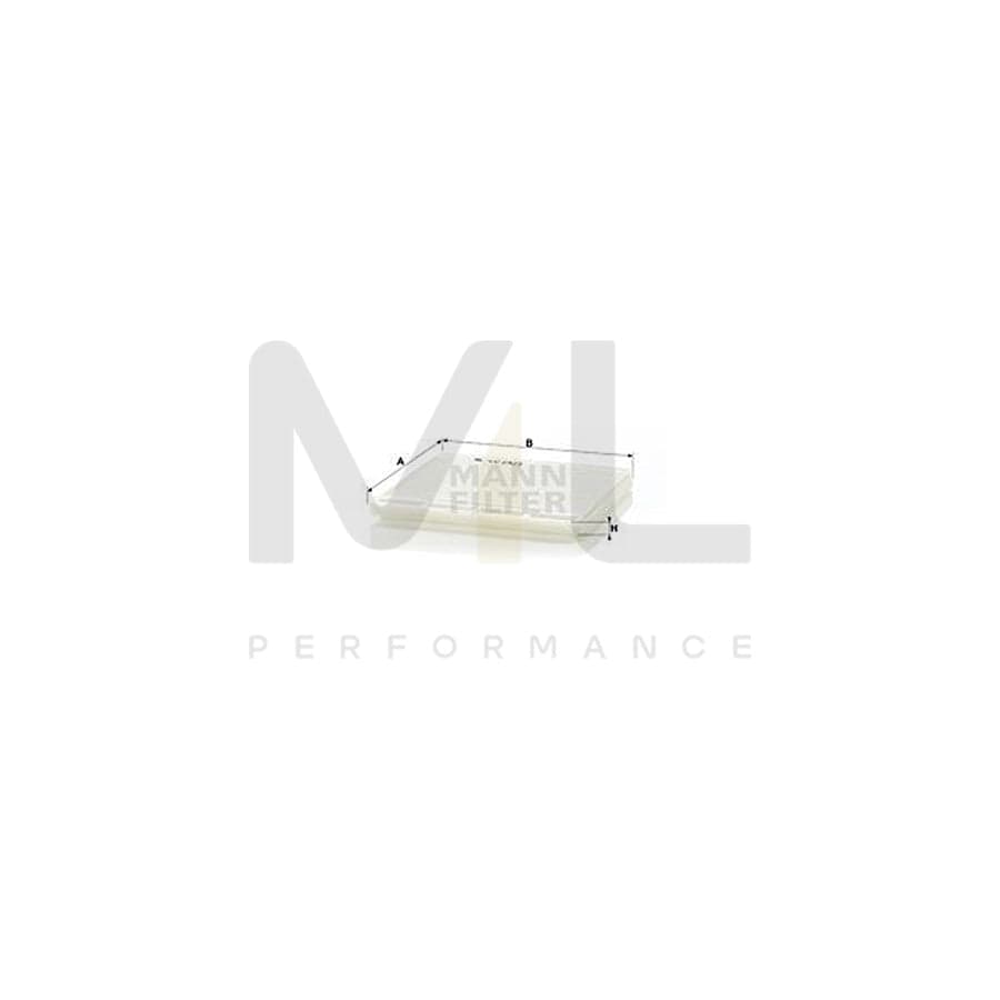 MANN-FILTER CU 2425 Pollen filter Particulate Filter | ML Performance Car Parts