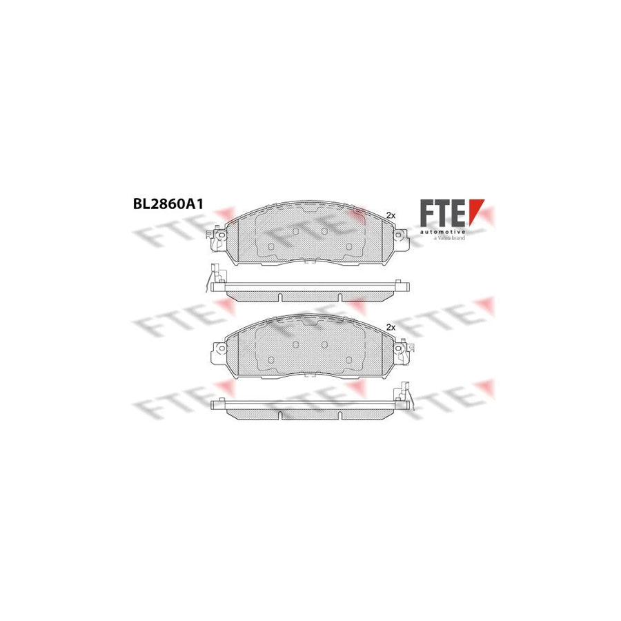 Fte BL2860A1 Brake Pad Set | ML Performance UK Car Parts