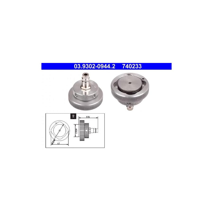 ATE 03.9302-0944.2 Breather Pipe