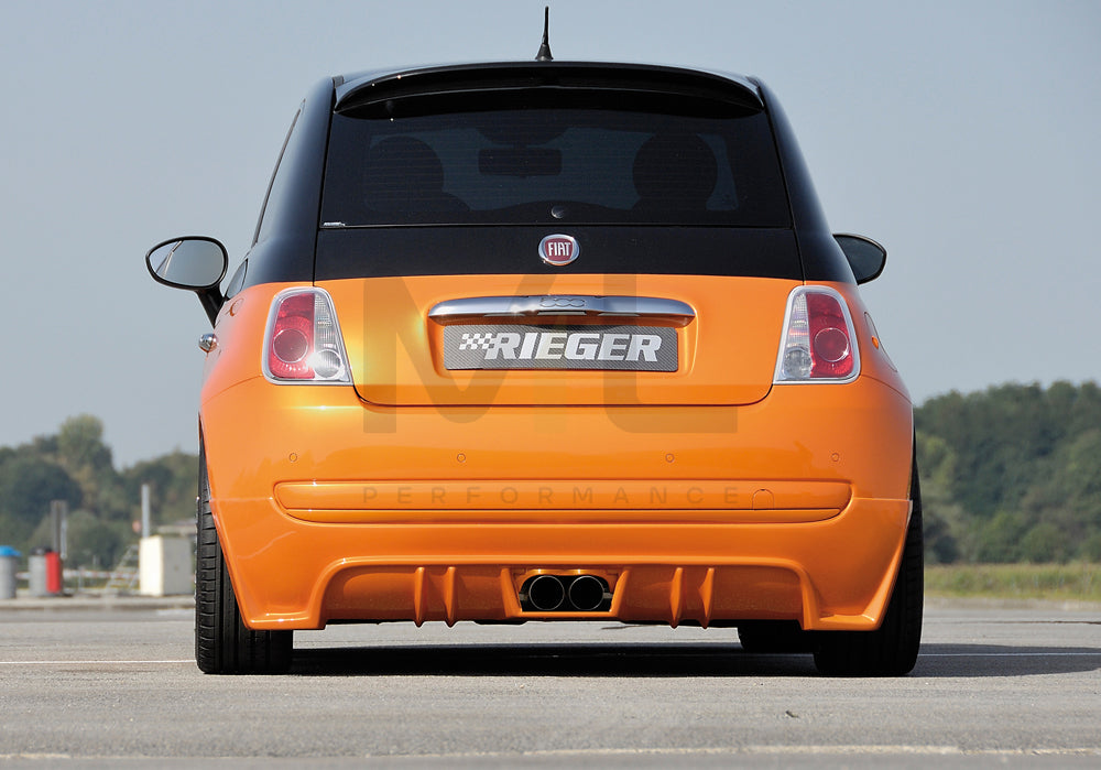 Rieger 00056067 Fiat 500 (312) Rear Diffuser 4 | ML Performance UK Car Parts