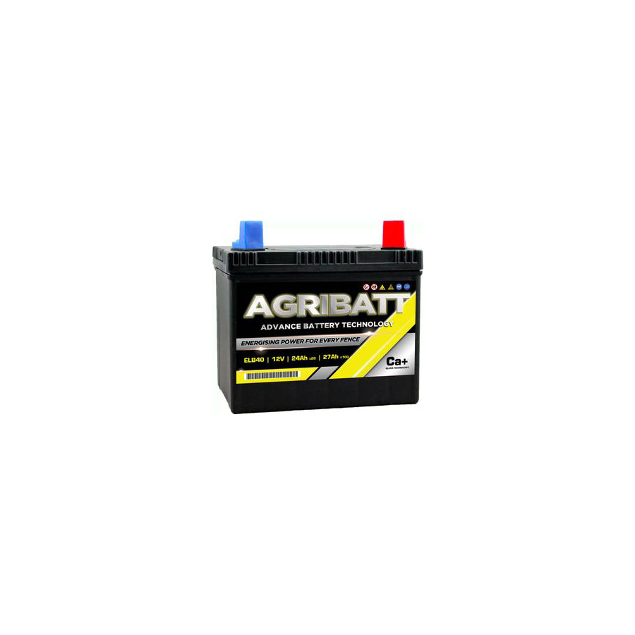 AgriBatt ELB40 Heavy Duty Electric Fence Battery 12V 27Ah c100 | ML Performance UK Car Parts