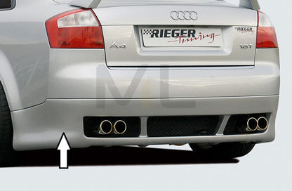 Rieger 00055206 Audi 8E B6 A4 Rear Diffuser 1 | ML Performance UK Car Parts