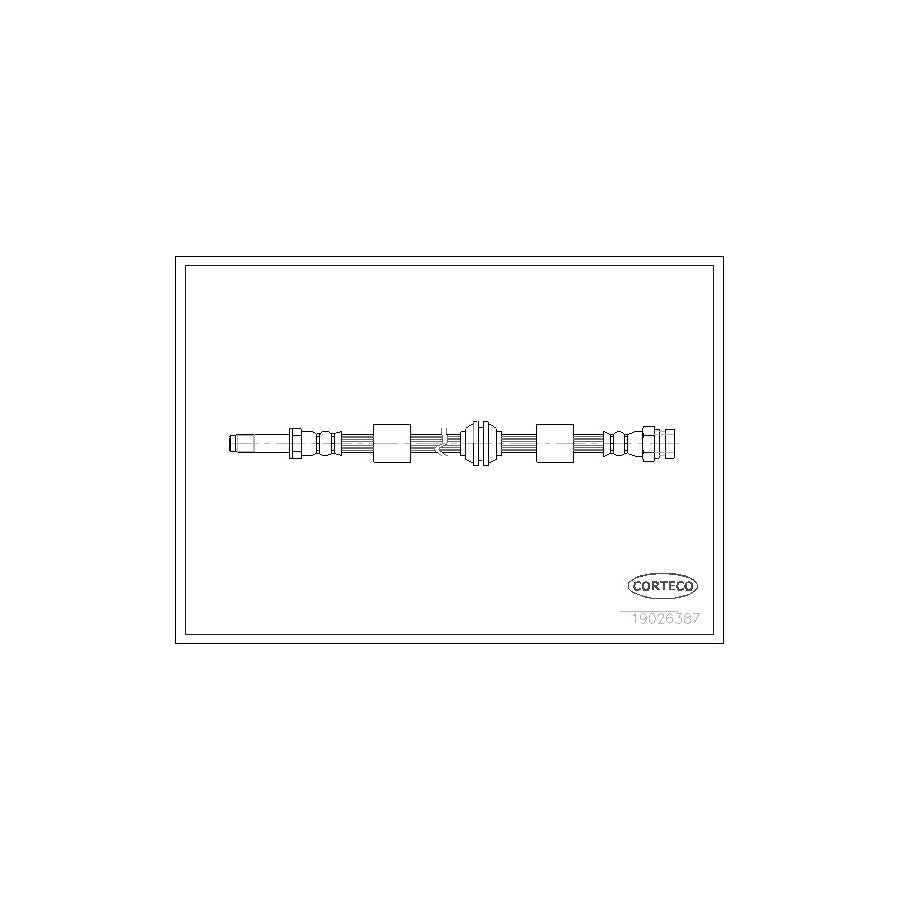 Corteco 19026387 Brake Hose | ML Performance UK