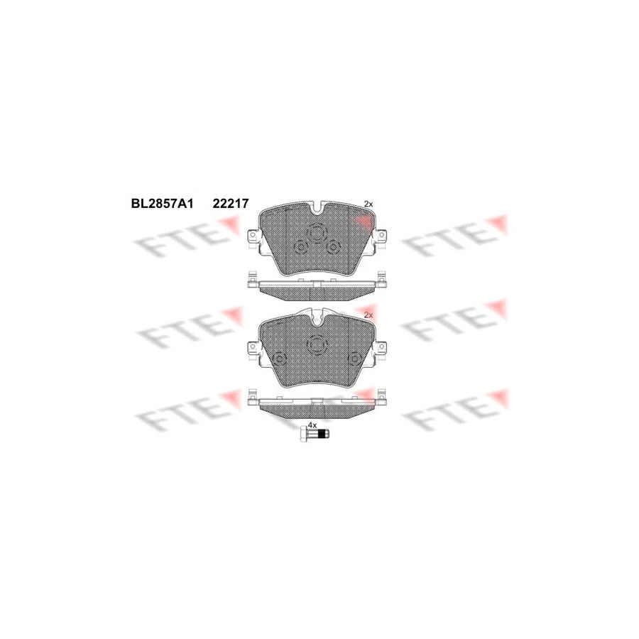 Fte BL2857A1 Brake Pad Set | ML Performance UK Car Parts