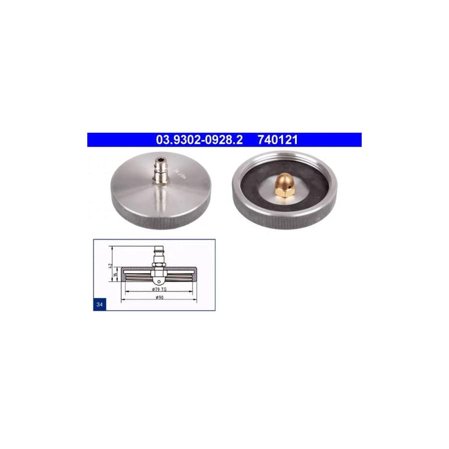 ATE 03.9302-0928.2 Breather Pipe