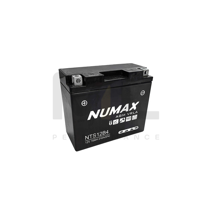 NTS12B4 Numax Motorbike Battery YT12B-4 | Car Batteries UK | ML Performance Car Parts