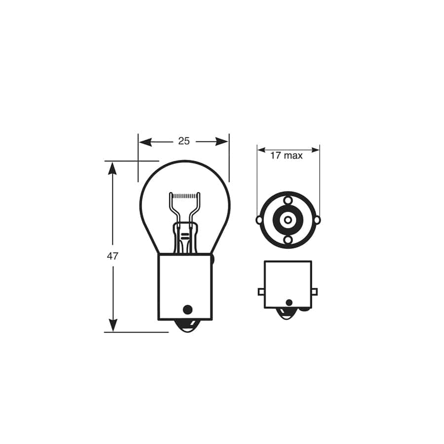 RING R382 12V 21W P21W SCC BA15s Brake/Indicator/Reverse/Rear Fog (10 units ) | ML Performance