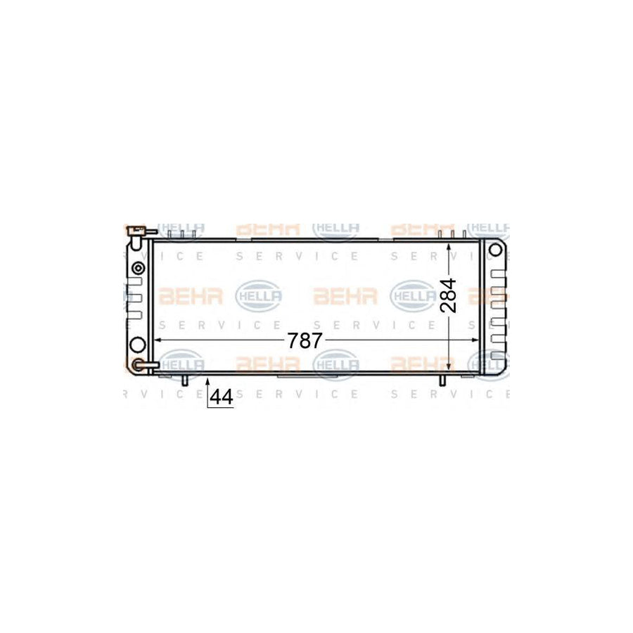 Hella 8MK 376 705-771 Engine Radiator